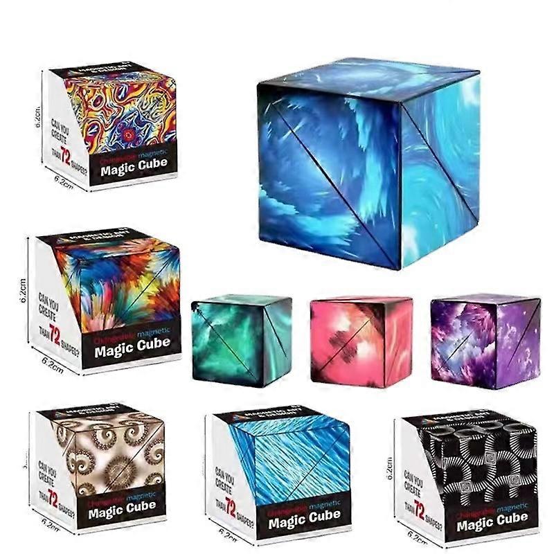 3d three-dimensional geometric anisotropic hundred magnetic magic cube magnetic thinking training puzzle space imagination toys