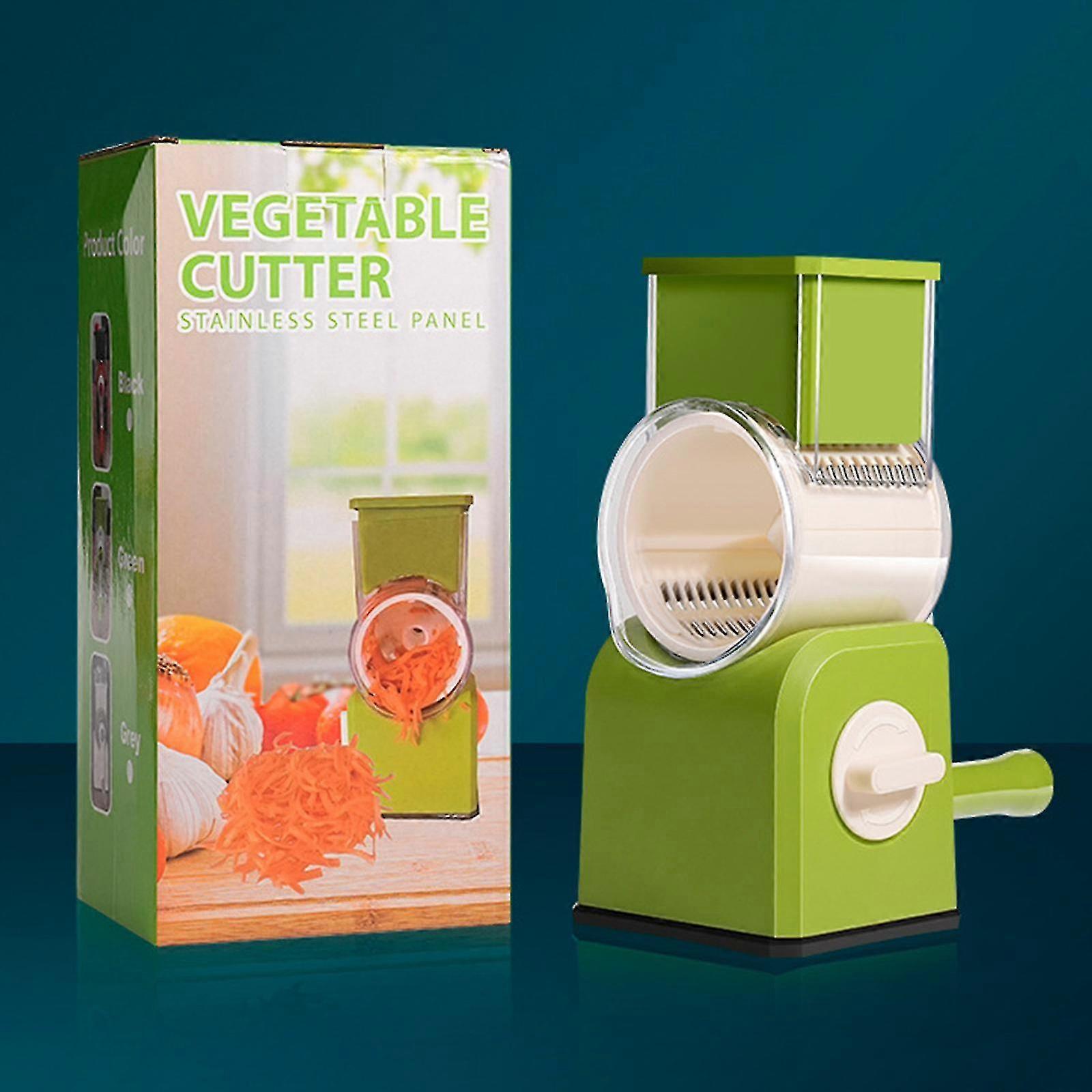 Potato Chopper Rotary Vegetable Cutter Kitchenware Roller Multi-function Plastic Hand Practical Wire Wipers