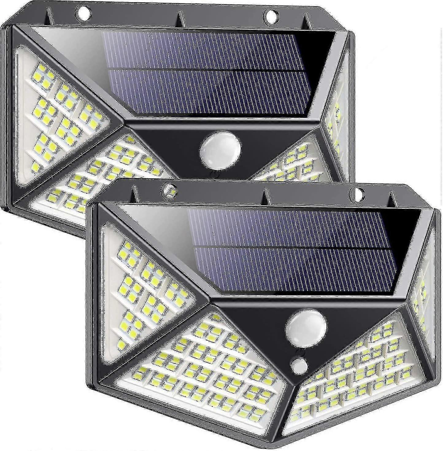 Outdoor Solar Light 162 Leds 2 Pack Motion Sensor Outdoor Solar Lights