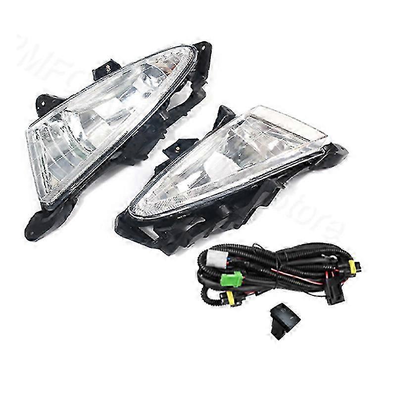 Superior Headlight Light Lamp For Hyundai Elantra 2007 2008-2011 Daytime Running light DRL Clear Front Fog Lights w881 27W Bulbs