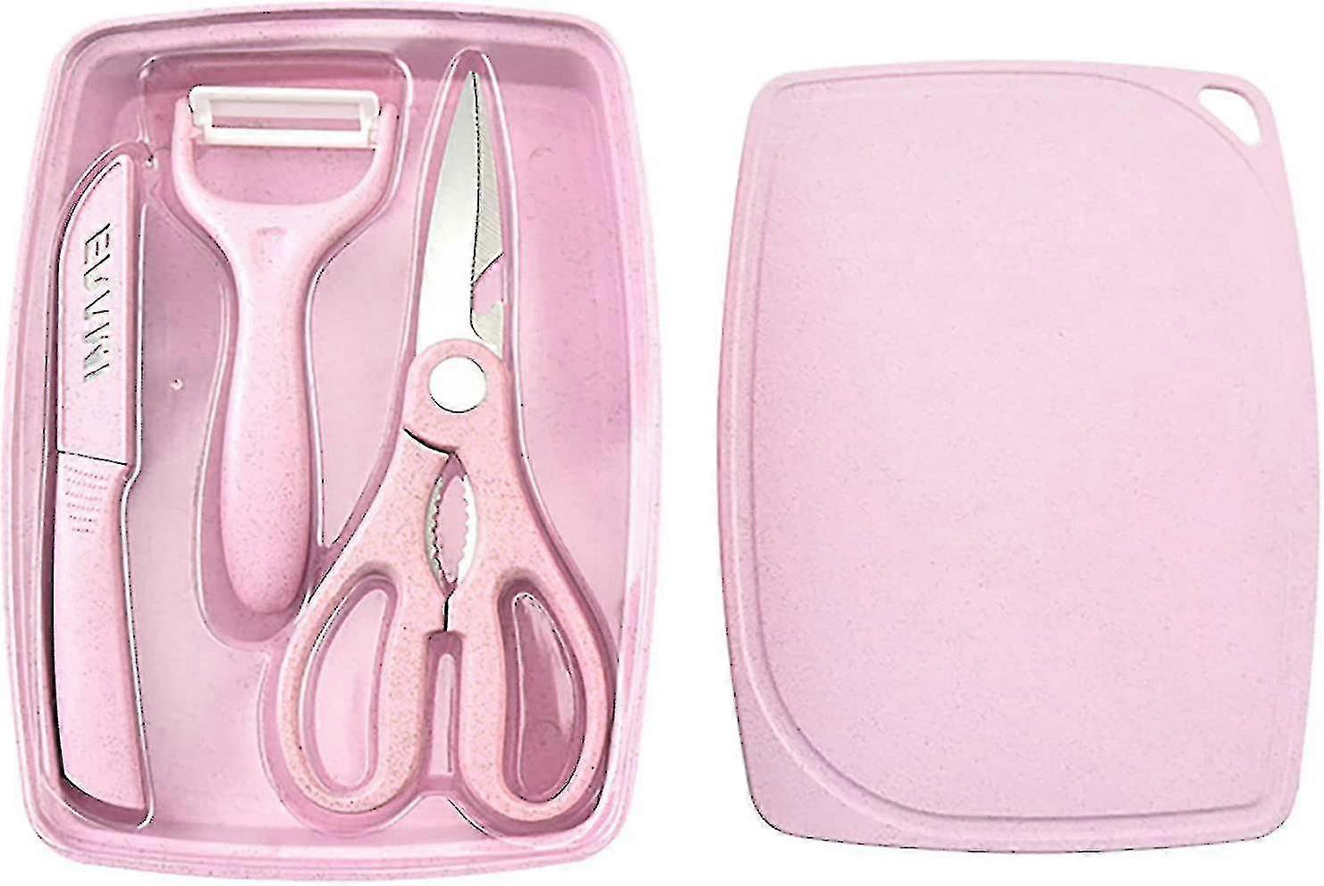 أدوات المطبخقمح سترو المطبخ 5 قطع مجموعة، غسالة صحون آمنة الوردي