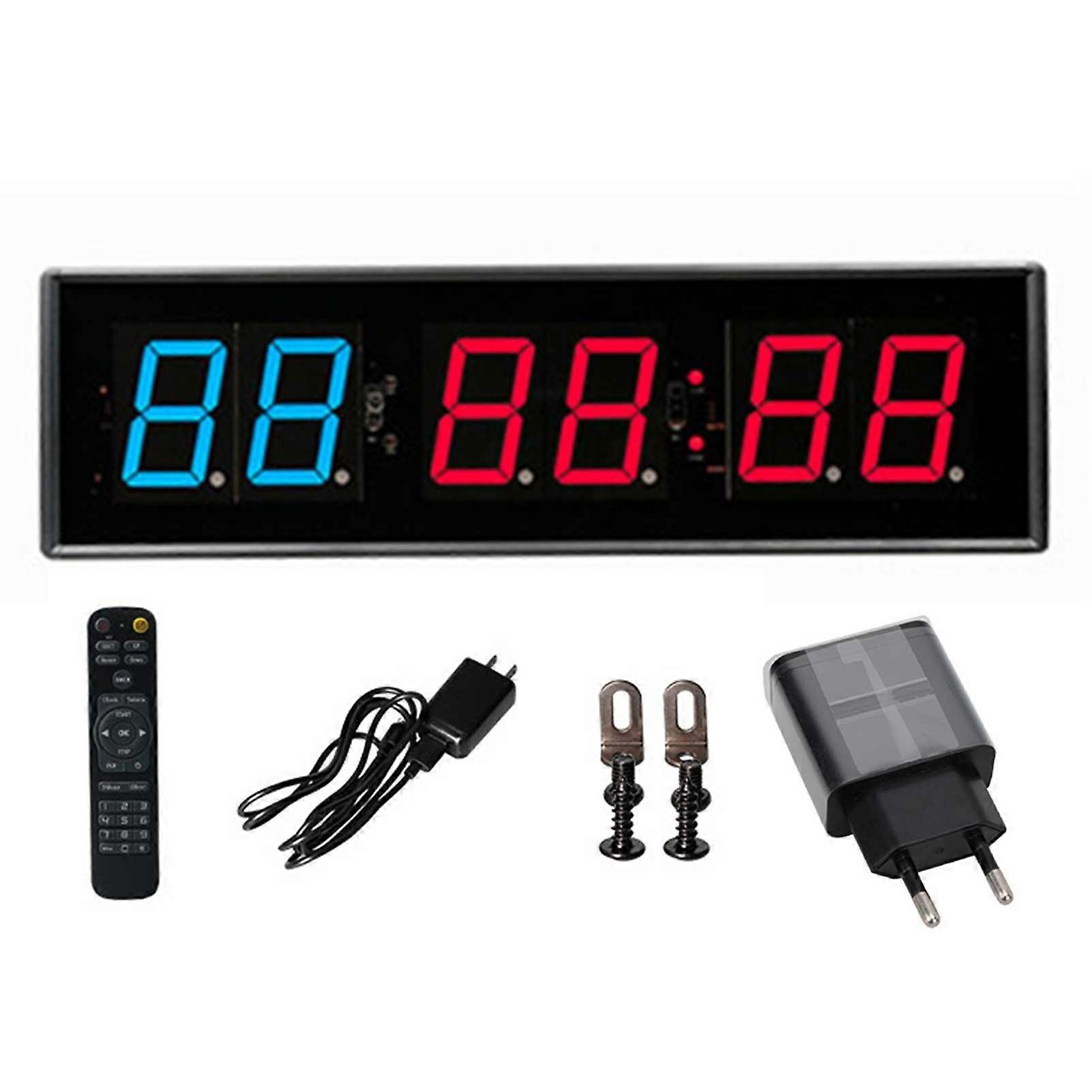 Fitness Timer LED Countdown Clock/Up Digital Timer for Home Gym