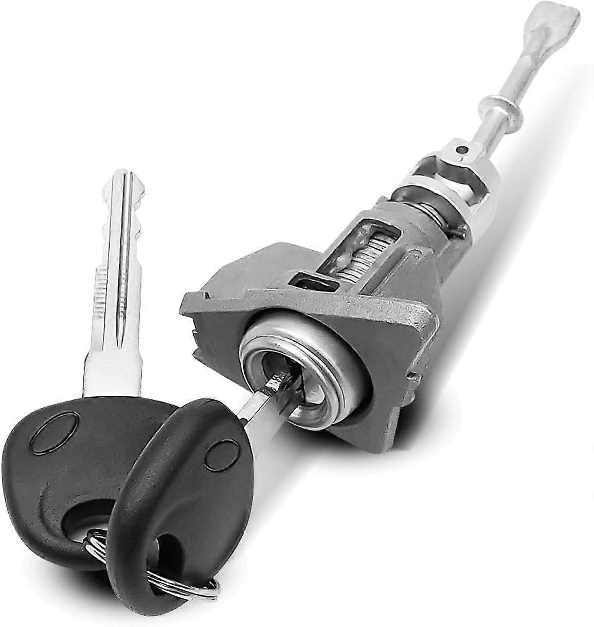 Front Door Lock Cylinder Replacement Set with 2 Keys for Hyundai Elantra 2011-2016, Compatible, Durable, Easy Installation