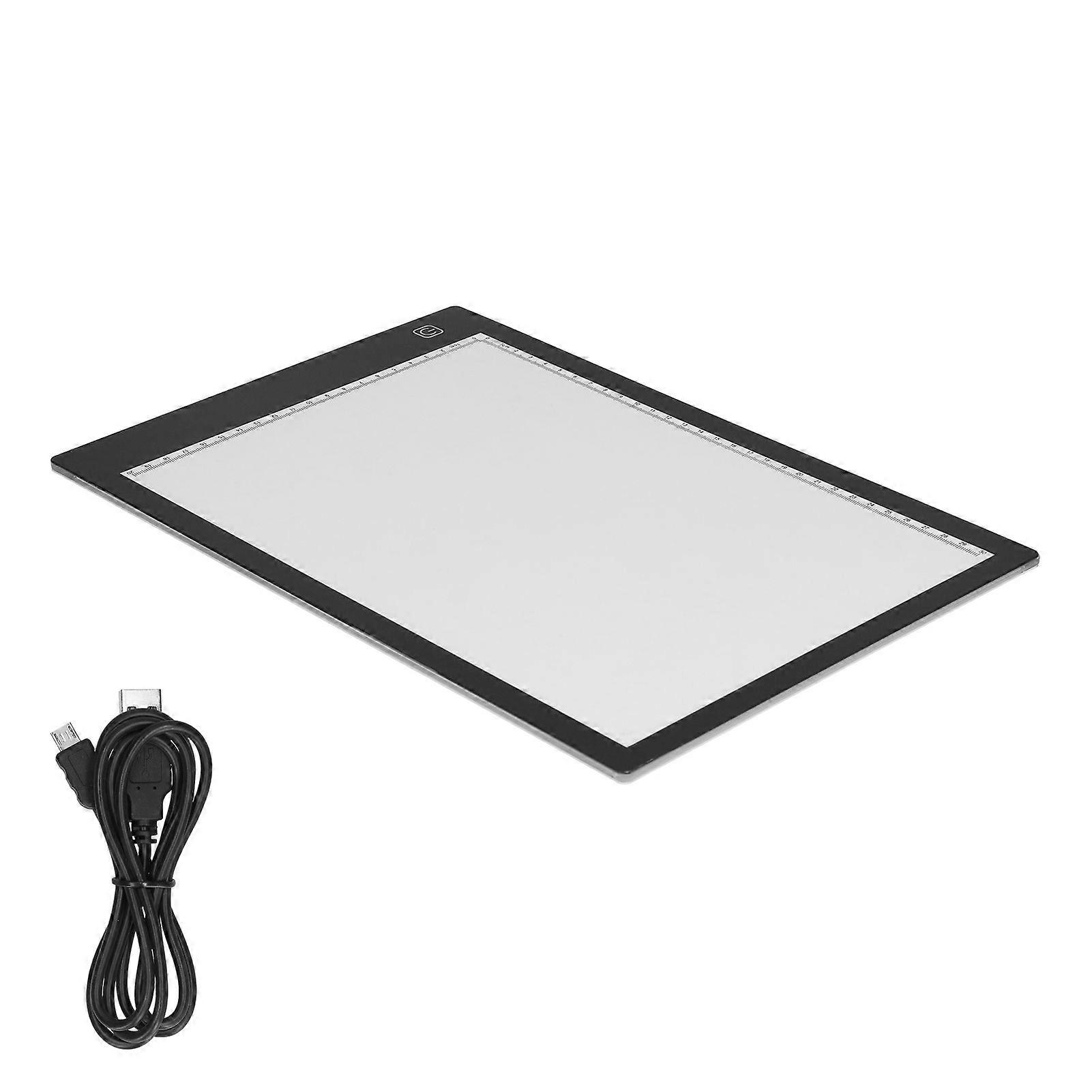 Tragbares A4-LED-Kopierbrett Leuchtendes Zeichenbrett-Grafiktablett zum Skizzieren von Animationswerkzeugen