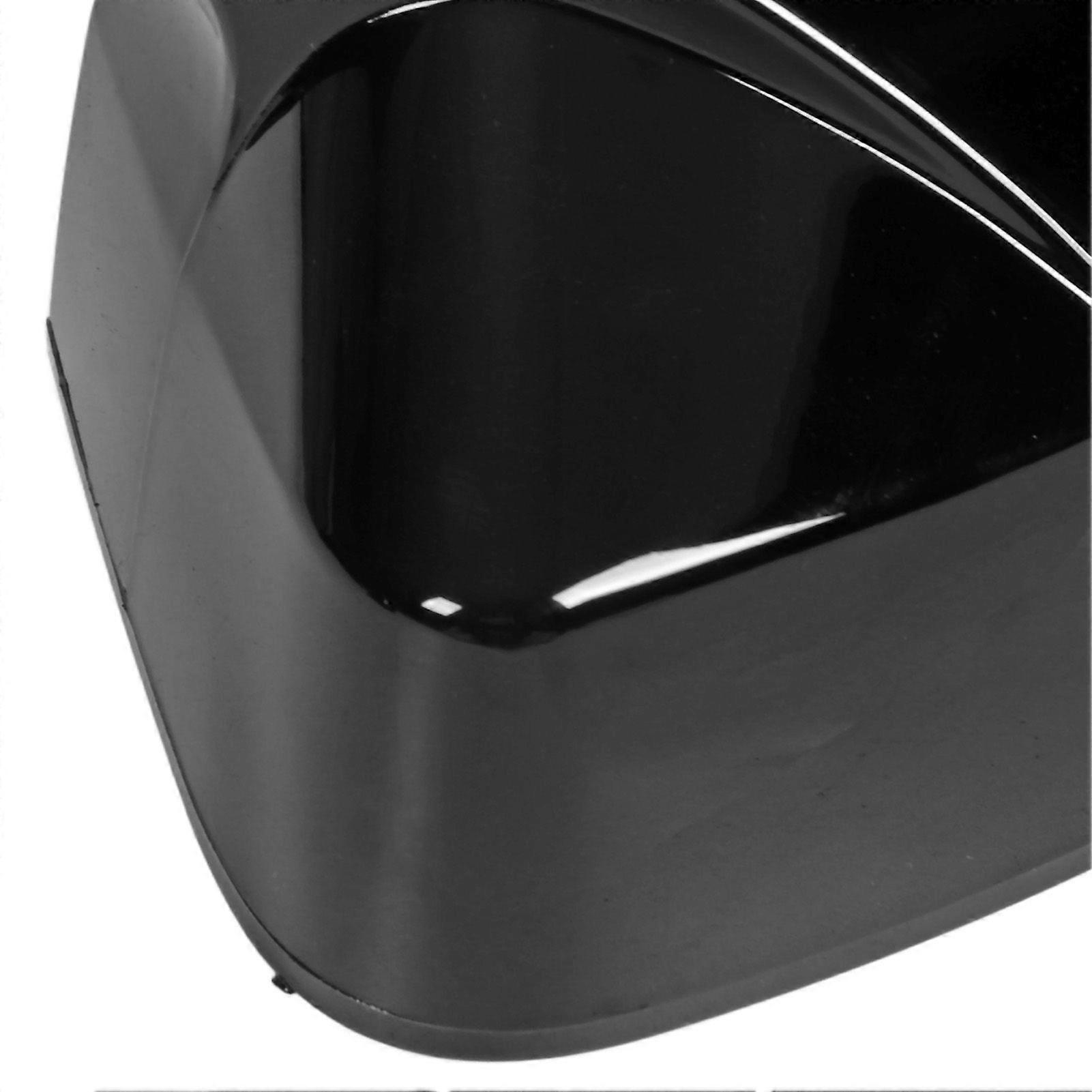 Left Right Door Mirror Covers Horn Style Side Wing Mirror Caps Casings for A4 S4 RS4 B9 20152019 Carbon Fiber Style
