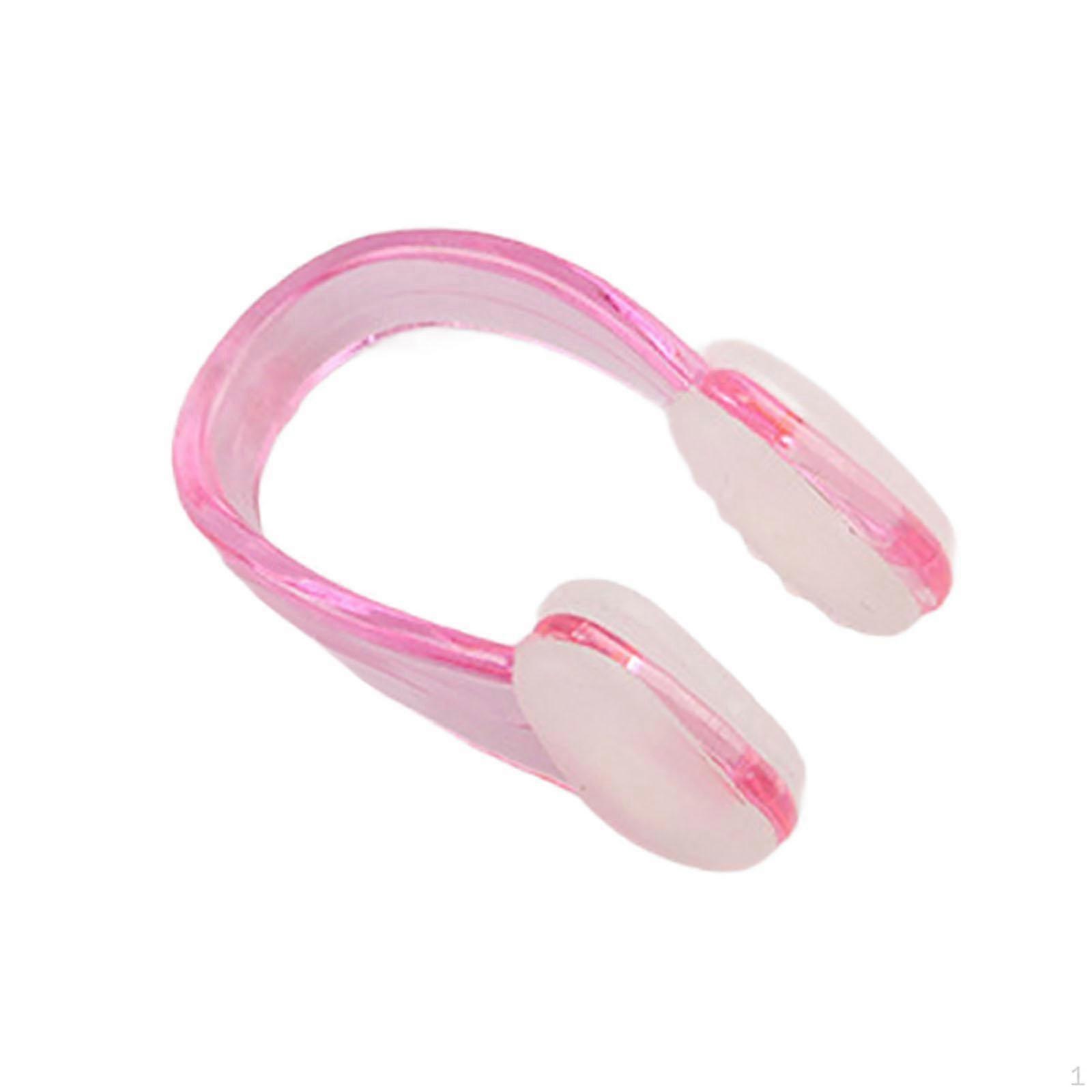 Nose Plug Clips for Swimming Silicone Clip Grip Reusable Swim Training Peg