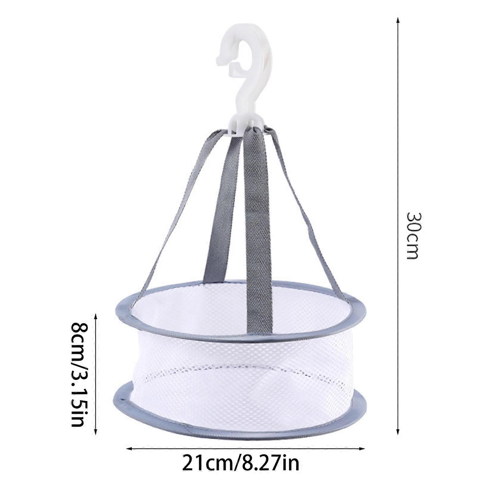 Hanging Drying Net Mesh Makeup Brush Drying Rack for Makeup Blender Sponge Paintbrush Mesh Toy Drying Rack Collapsible Pink