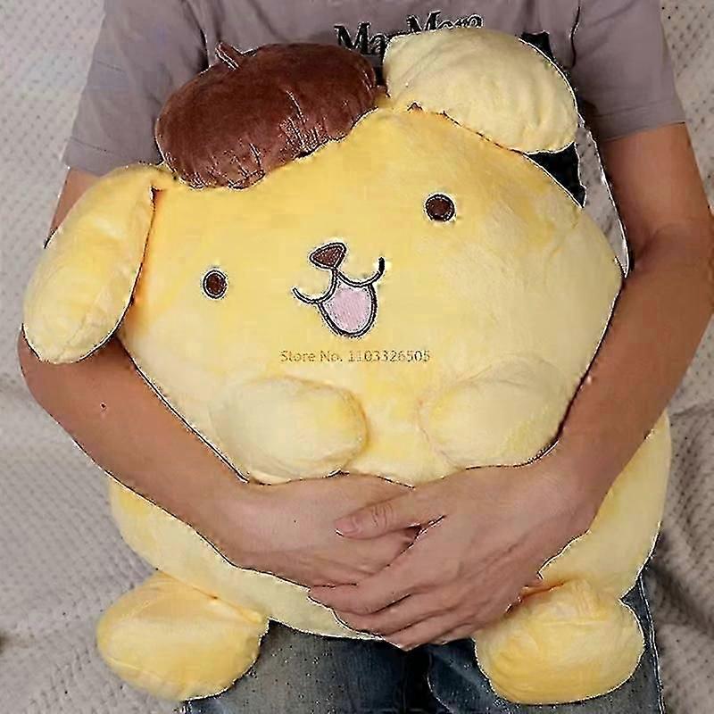 Drăguț Sanrio Pompompurin Umplut Jucărie de pluș Dimensiune mare Minunat Pernă Cadou Drăguț Super Moale Pom Pom Purin Păpuși de pluș Cadouri de festival