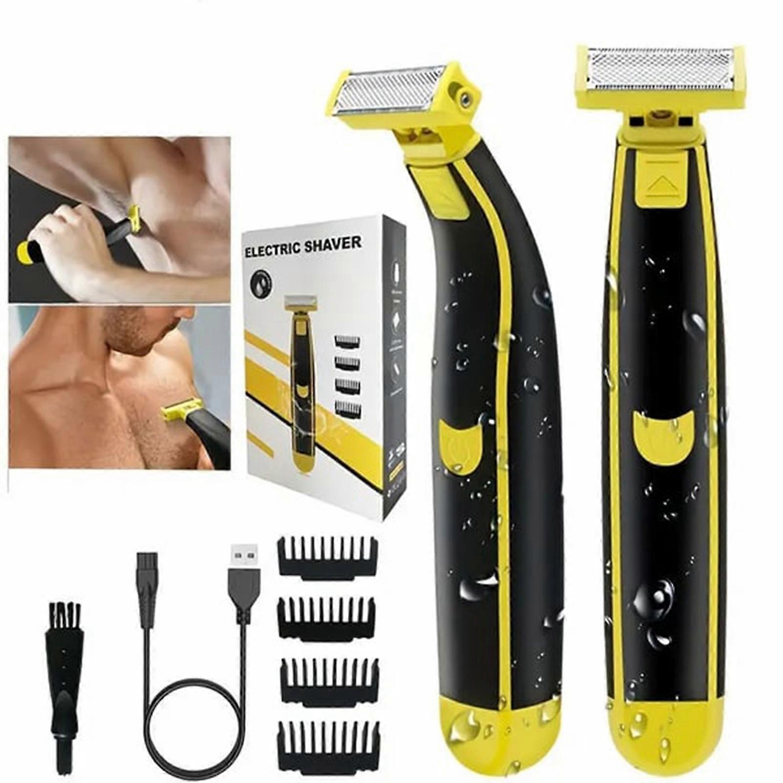 Standard configuration: Dual-purpose dry and wet electric shaving kit