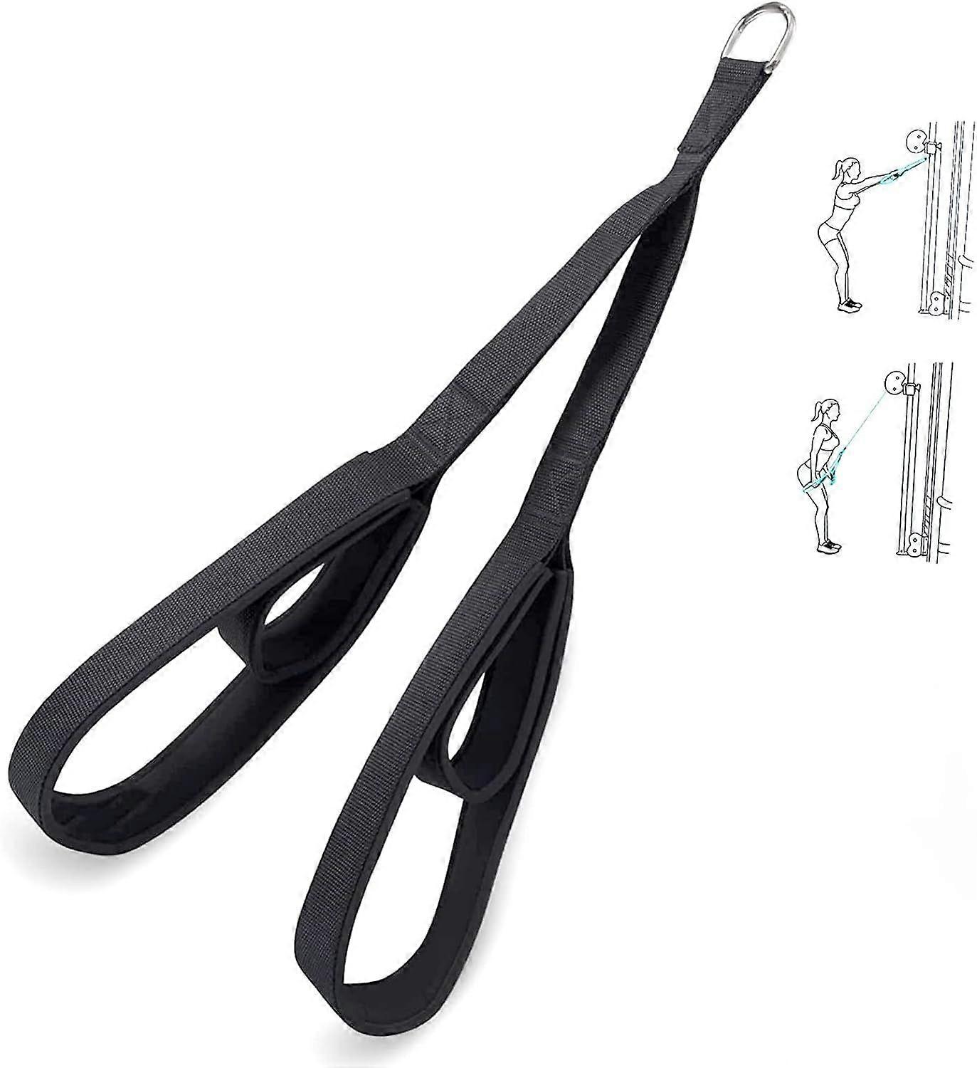 Tricep Rope,Cable Bicep Rope,Tricep Rope with Non-Slip Double Handle,Cable Bicep Rope for Back Muscle Training,Gym or Home,Rope