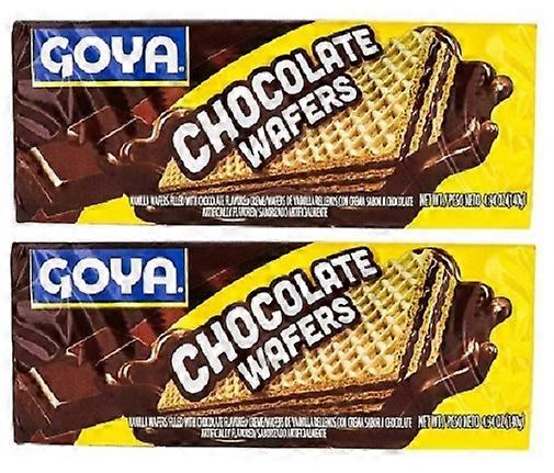 Goya Chocolate Wafers Cookies 2 Pack