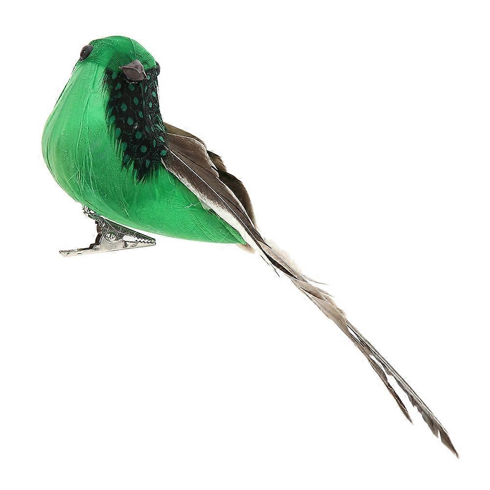 12Pcs Artificial Sparrow Decor - Realistic Home Craft Decoration, Colorful Ornamental Birds, Indoor Garden Accent
