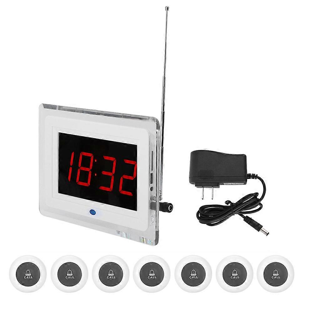 Restaurant Wireless Call Paging System Receiver + Call Button