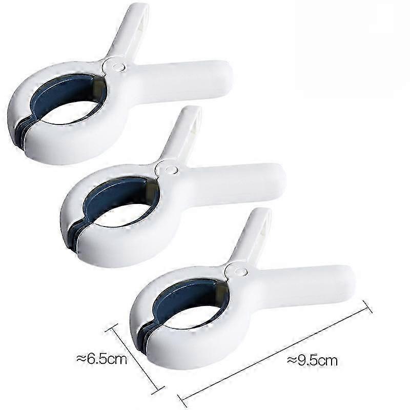 3kpl/setti Rantapyyhepidikkeet Muovinen pyykki Vaatepoikit Tuulenpitävä Lakanapidike Pyykkinaru Pyykkipoika Ripustettava teline