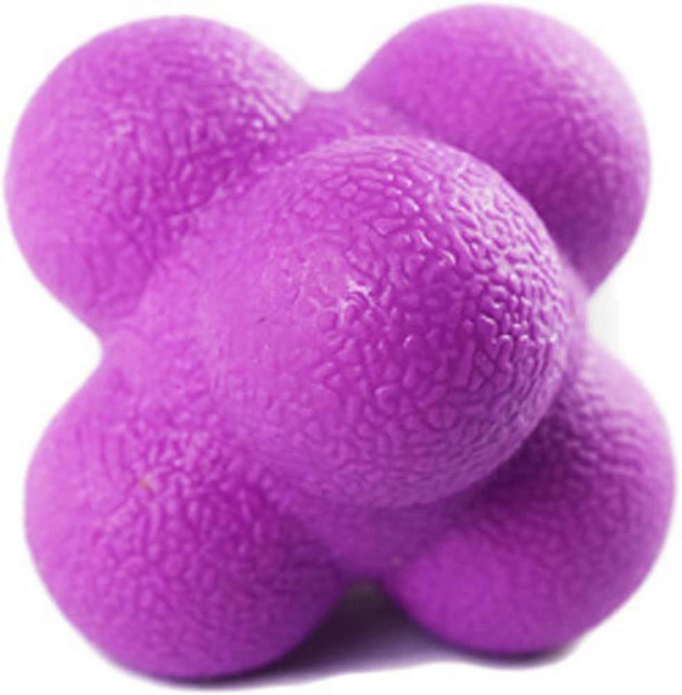 Reaction ball Reflex ball for hand-eye coordination training 7.2 cm purple