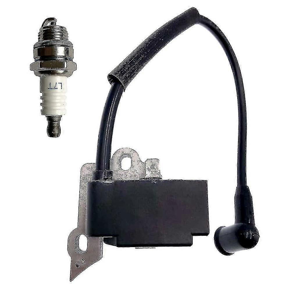 Ignition Coil & Spark Plug Replacement for Poulan Craftsman Chainsaws Engine Module 530039198