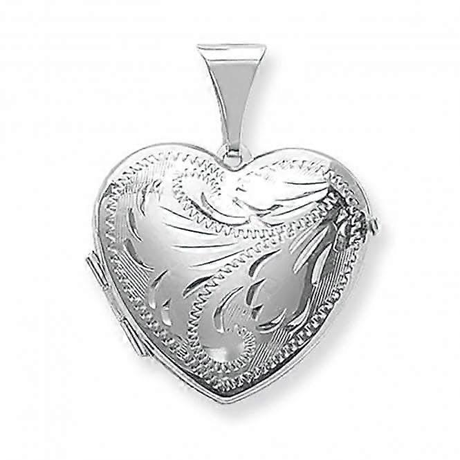 Acotis Silver Locket Heart Shaped G6580
