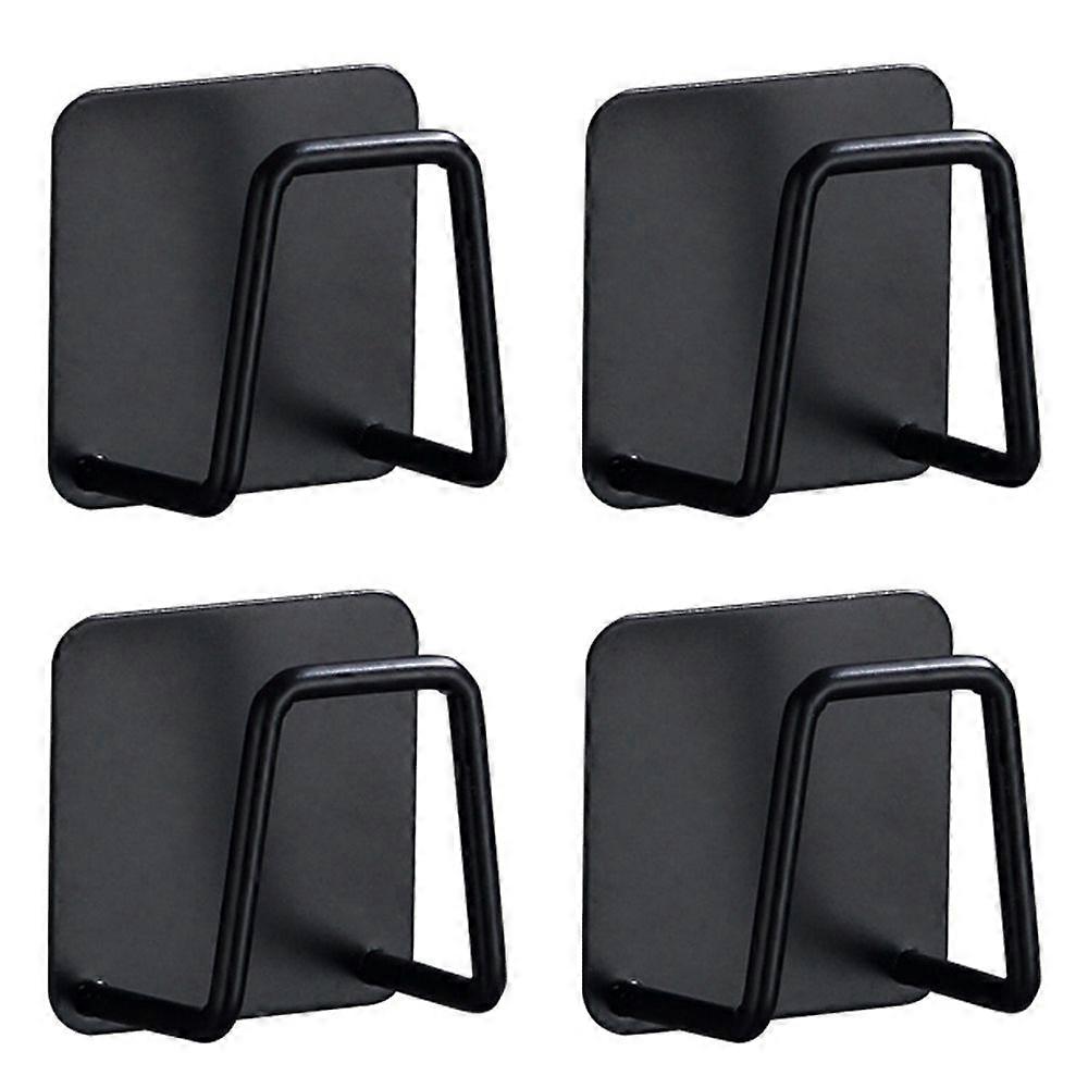 4pcs Kitchen Sink Sponge Support Stainless Steel Rust Proof Waterproof Adhesive Sponge Support
