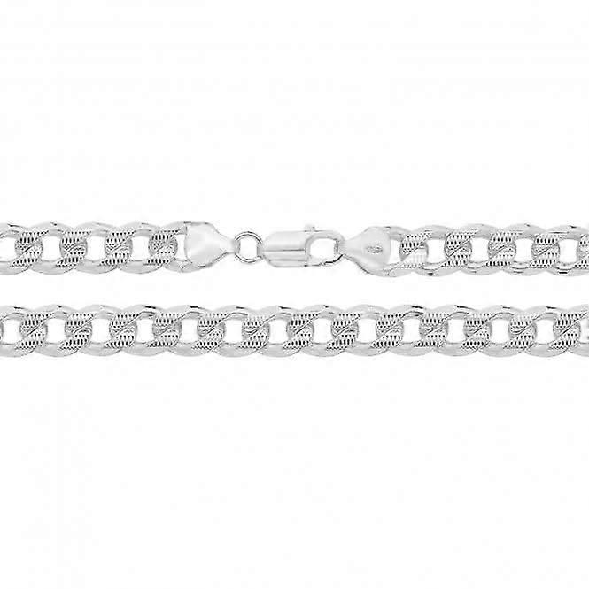 Acotis Silber Panzer Pave Kette G1111