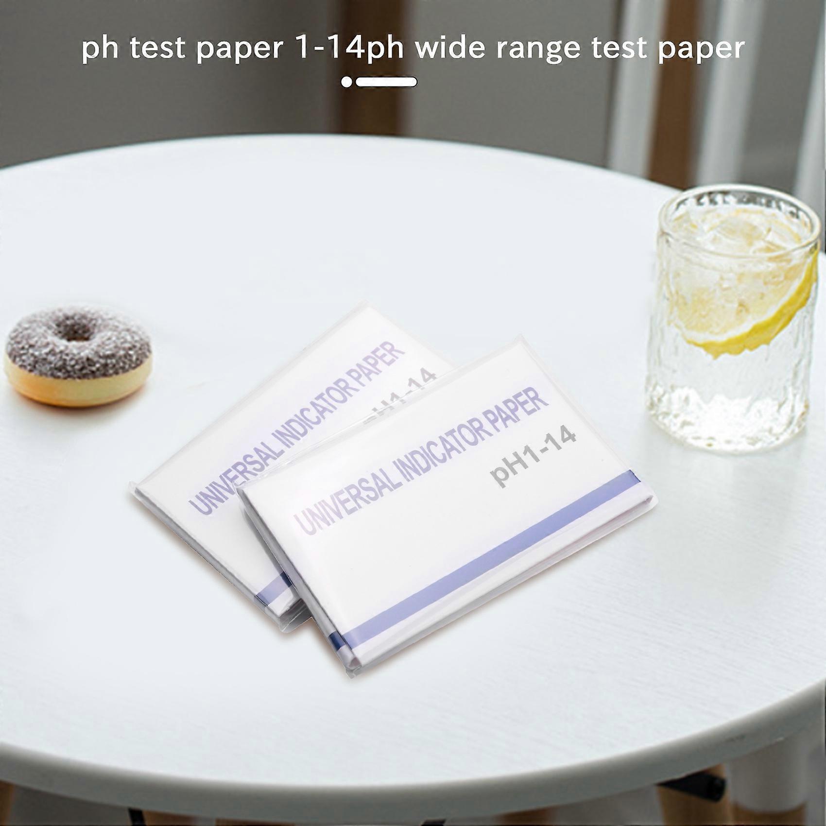 2 Set 160 Strips 1-14 PH Litmus Paper with Control Card