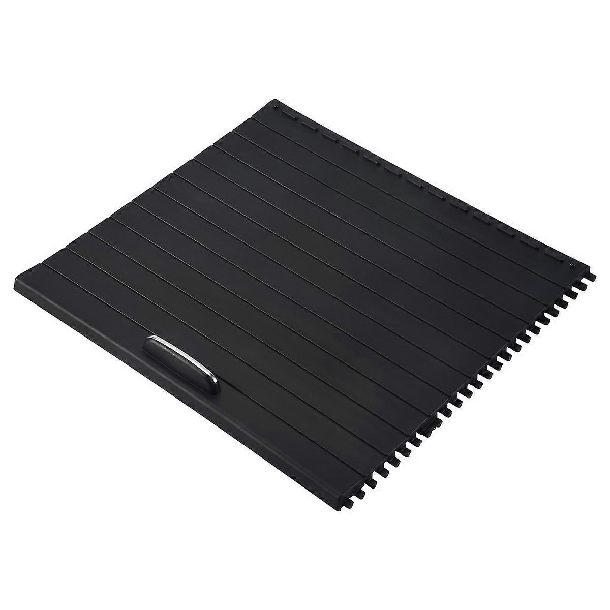 Car Center Console Shutters Cup Holder Slide Roller Blind Cover For Ml///Gls Class W166 W292 2012-20