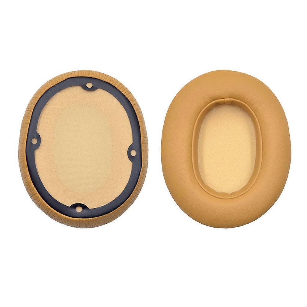 Compatible for MEZE 99 Classics M99C-WG Noise Canceling Ear Pad Headband Earphone Pillow for Case Soft Earpad Cushion 1  Yellow