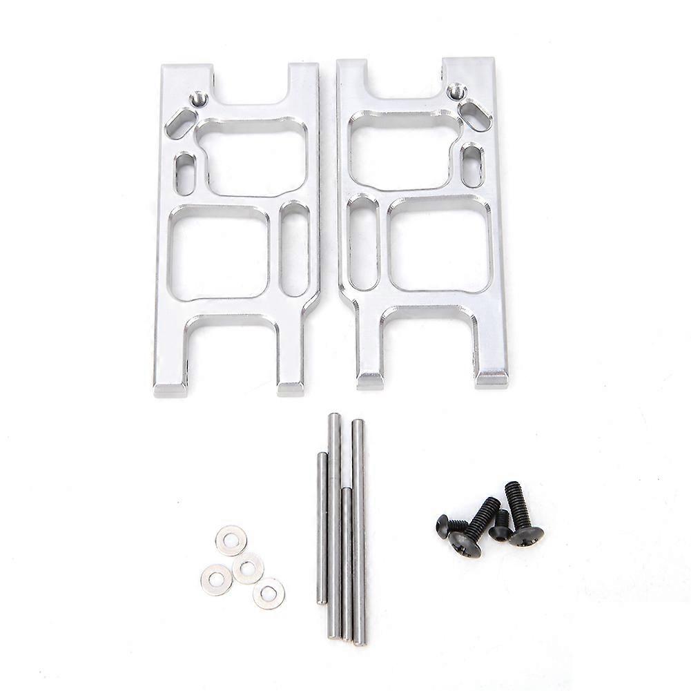 1/14 Aluminum Alloy Rear Swing Arm Set for RC Vehicle Model Toy Practical Accessory(Titanium)
