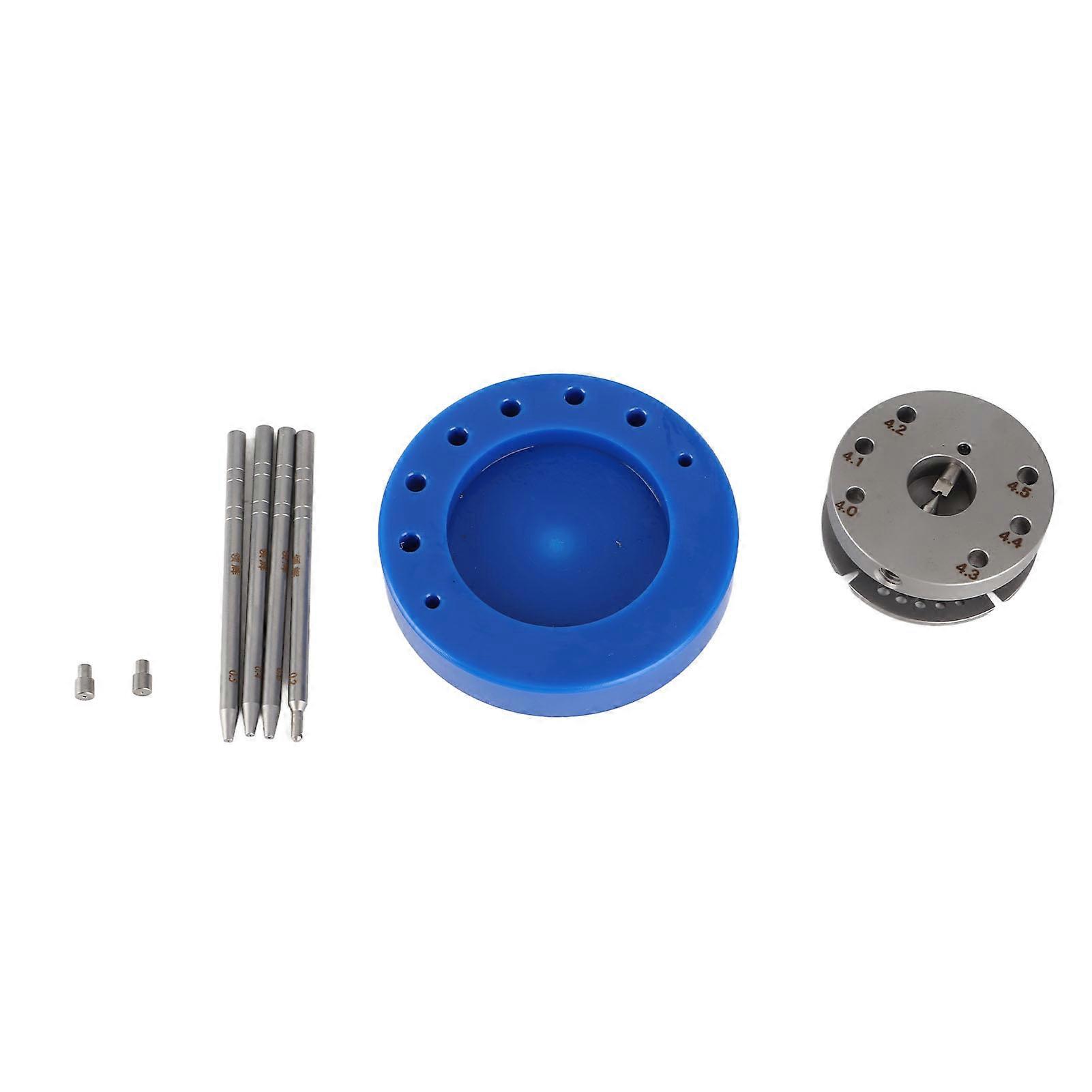 Watch Press Tool Professional Efficient Back Case Press Closer Battery Replacement Tool With 12 Fitting Dies