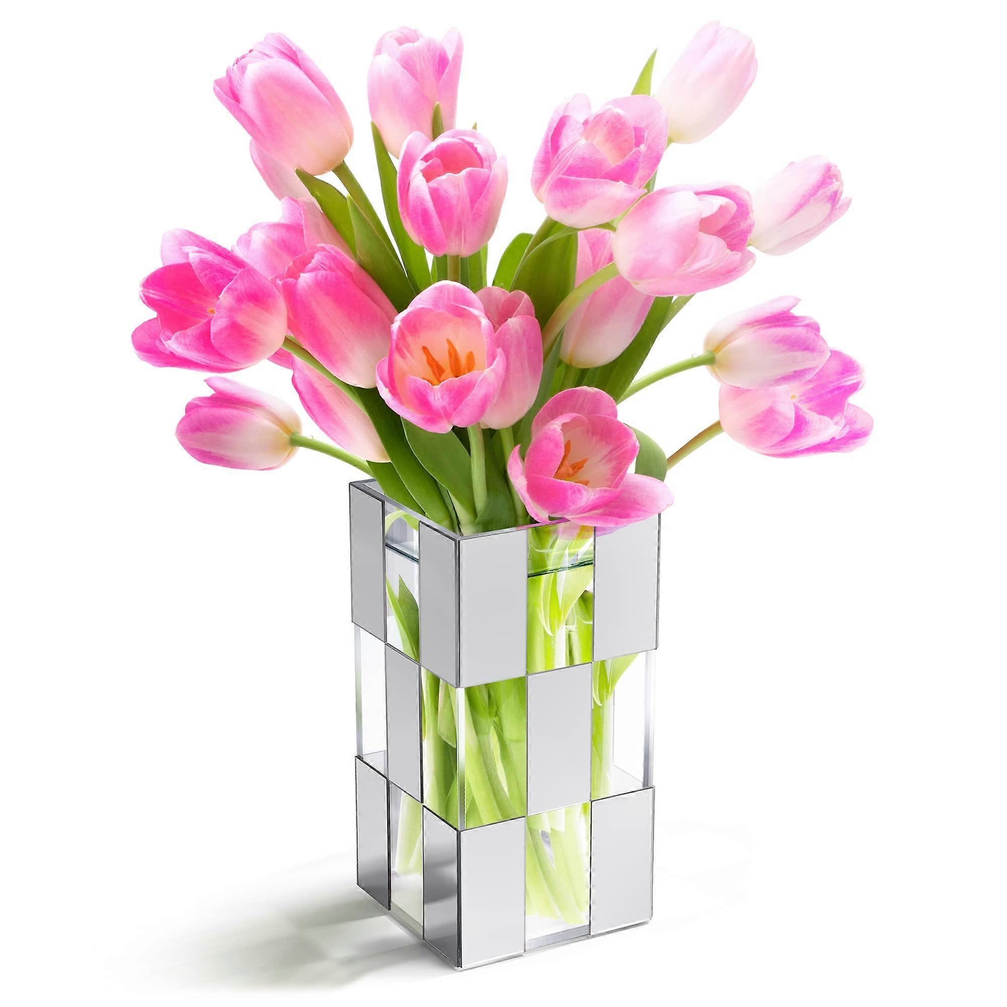 Transparent Vase for Home Decoration 9.4'' Length