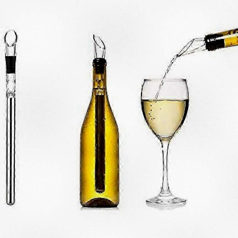 Stainless Steel Wine Cooler with Chilling Rod for Optimal Temperature Control