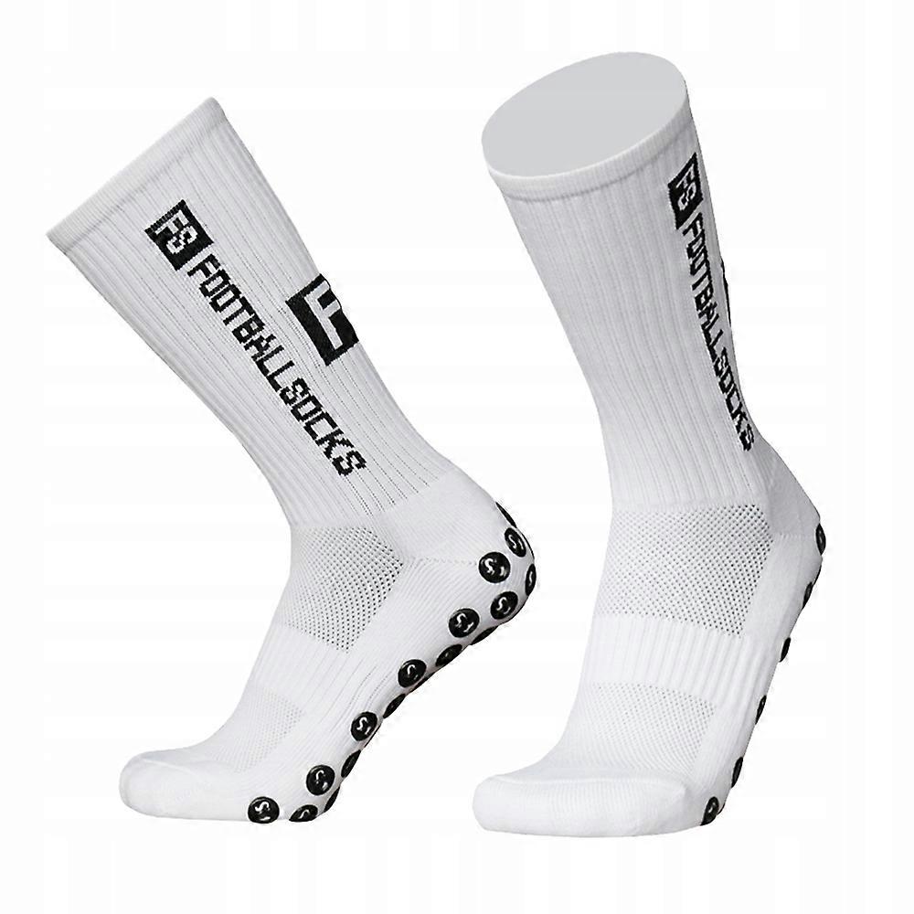 Rutschfeste Fußballsocken Weiß 5Stk.