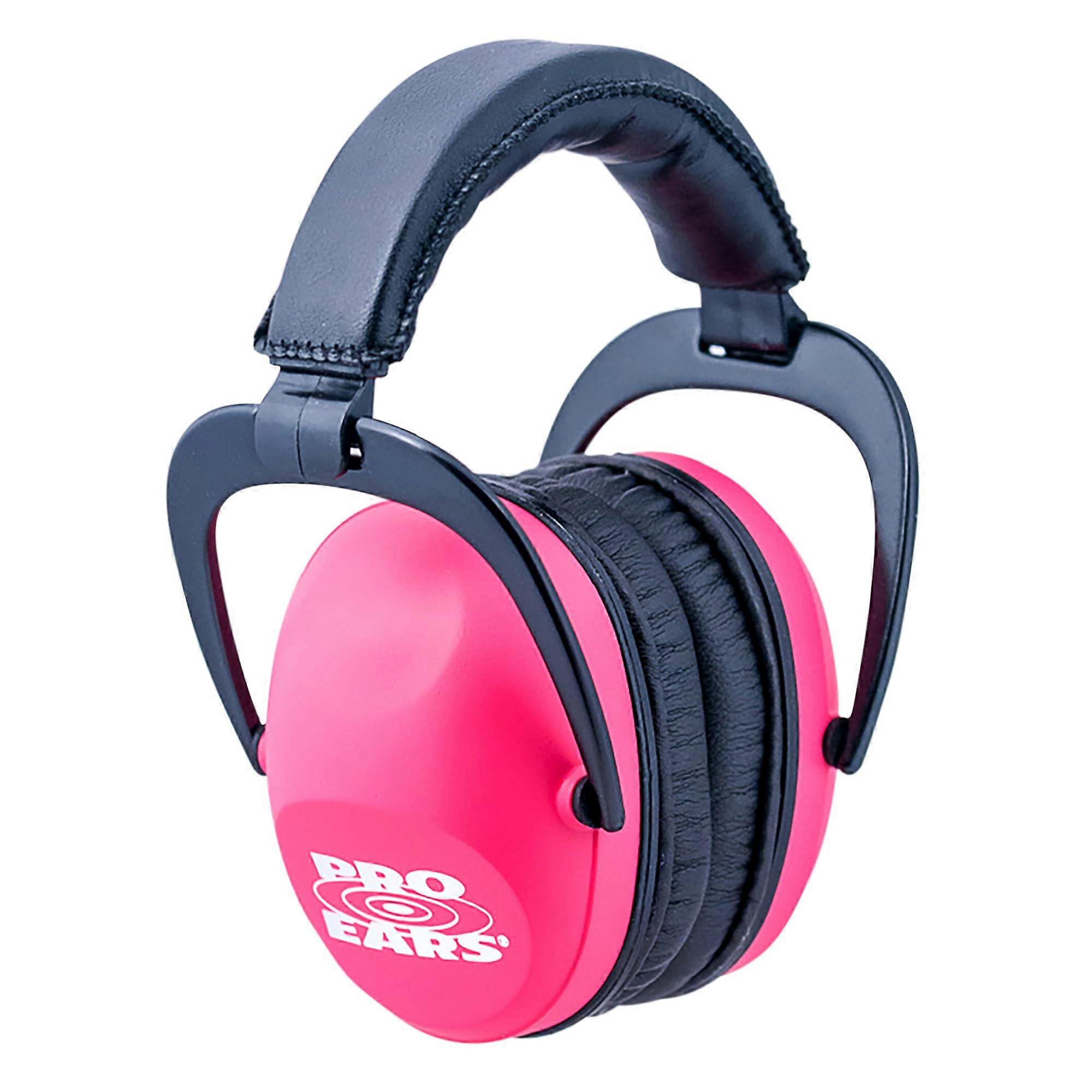 Ultra Sleek Passive Hearing Protection Ear Muffs NRR 26 for Indoor Outdoor Use, Adjustable Padded Design for Comfort