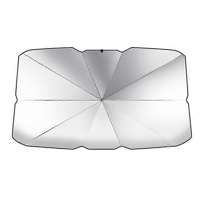 Car Windshield Telescopic Folding Thermal Insulation Parasol, Size: Large