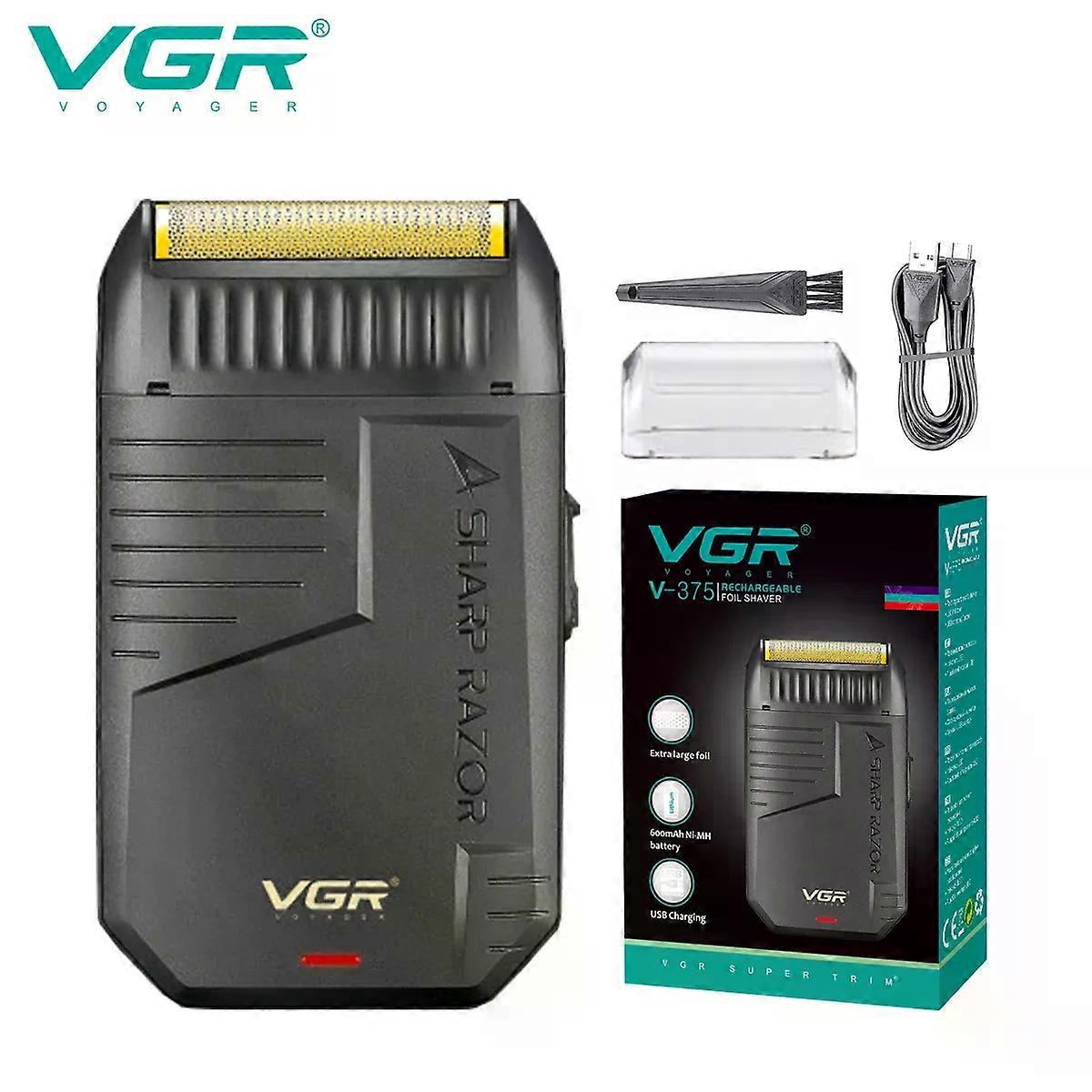 Razor Rechargeable Shaver Professional Beard Trimmer Electric Trimmer Reciprocating Shaver Plastic Shaver for Man V-375