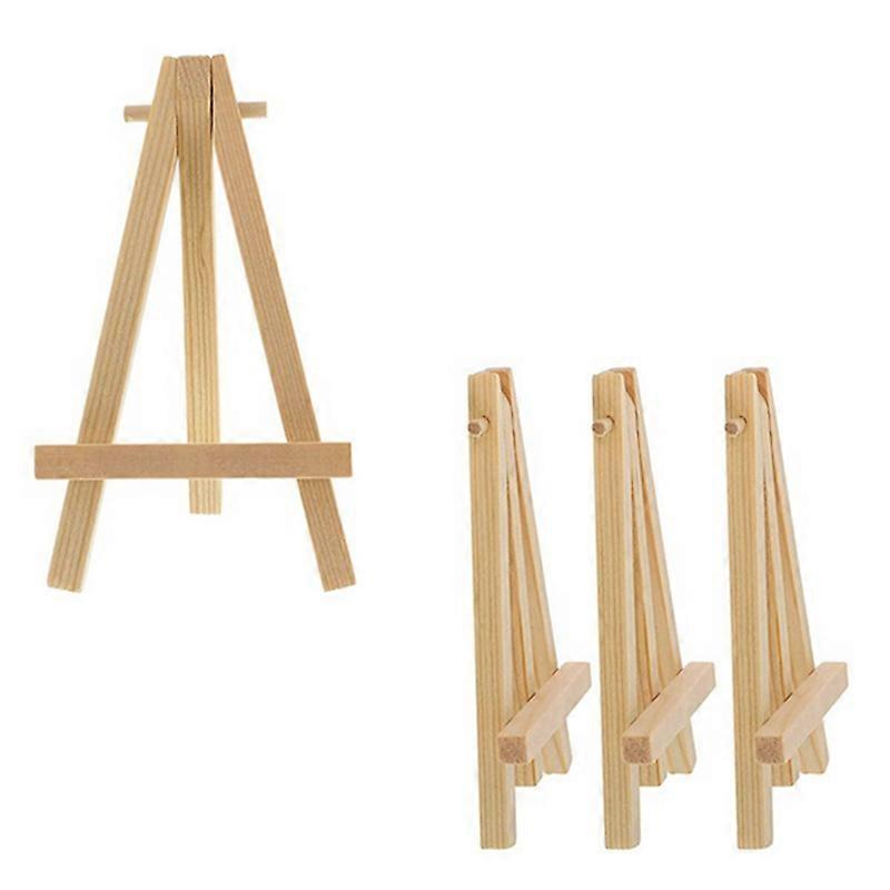 Mini Wood Display Easel, 40Pcs, Perfect for Displaying Small Canvases, Business Cards, Photos