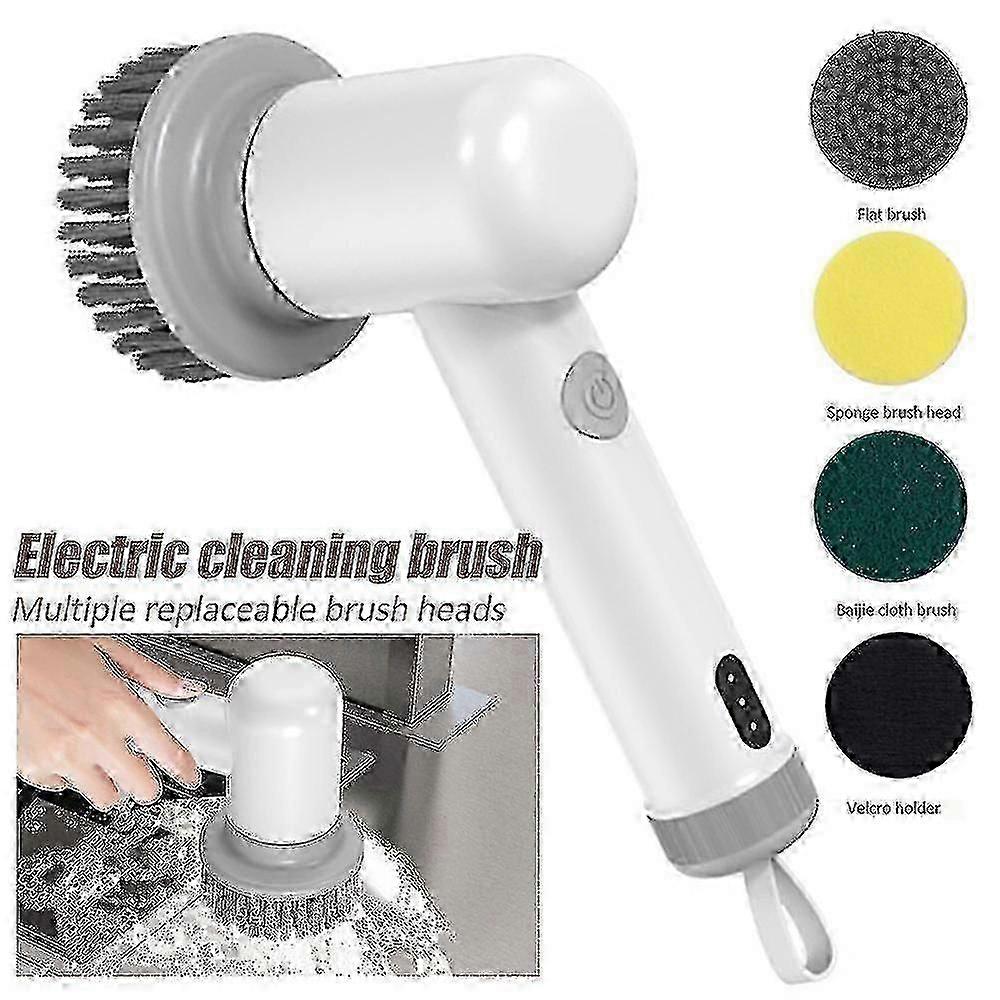 Spin Power Scrubber Multifunctional Electric Cleaning Brush For Kitchen, Sink, Bathroom