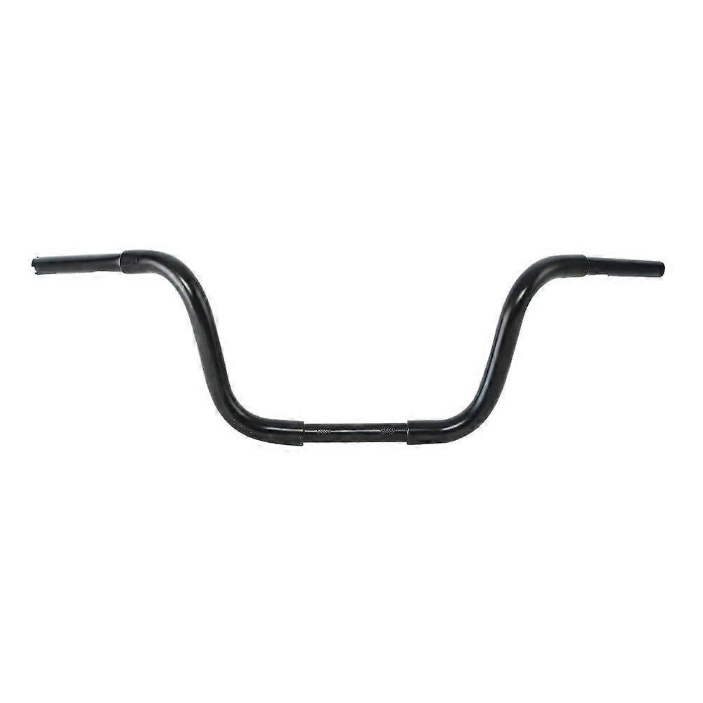 Black 10-Inch Rise Ape Hanger Handlebar for FLST FXST Iron Models, 1-1/4 Inch Diameter, Custom Motorcycle Parts