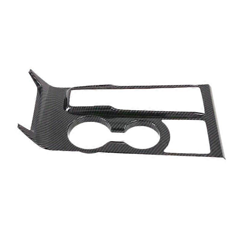 ABS Carbon Fiber Central Console Gear Shift Box Panel Cover Trim for 2019-2020