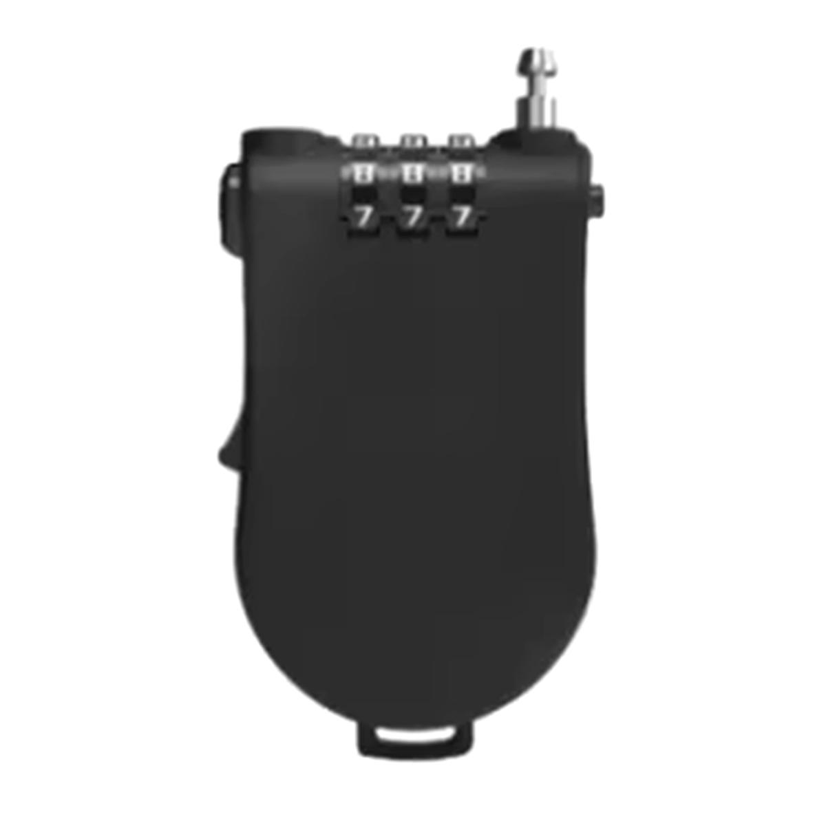 Universal Motorcycle Helmet Password Lock Telescopic Black