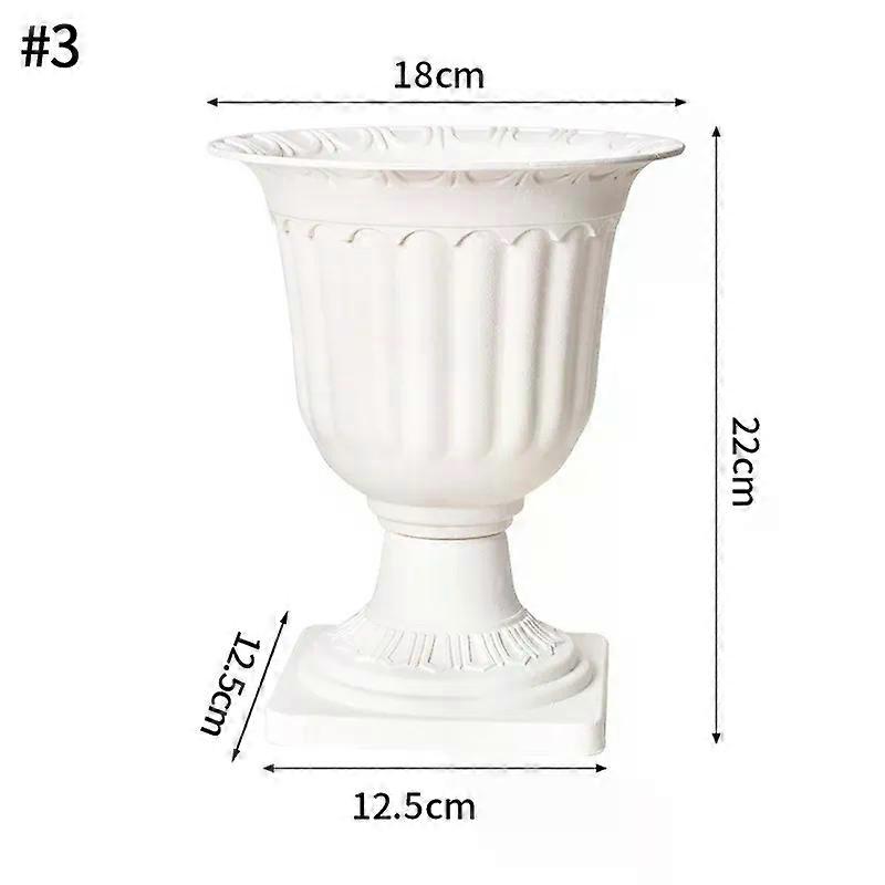 Simple Plastic Vase Pots for Plants Flower Arrangement Vase Modern Art Plastic Flowerpot Desktop Vase Decoration Flower Bottle