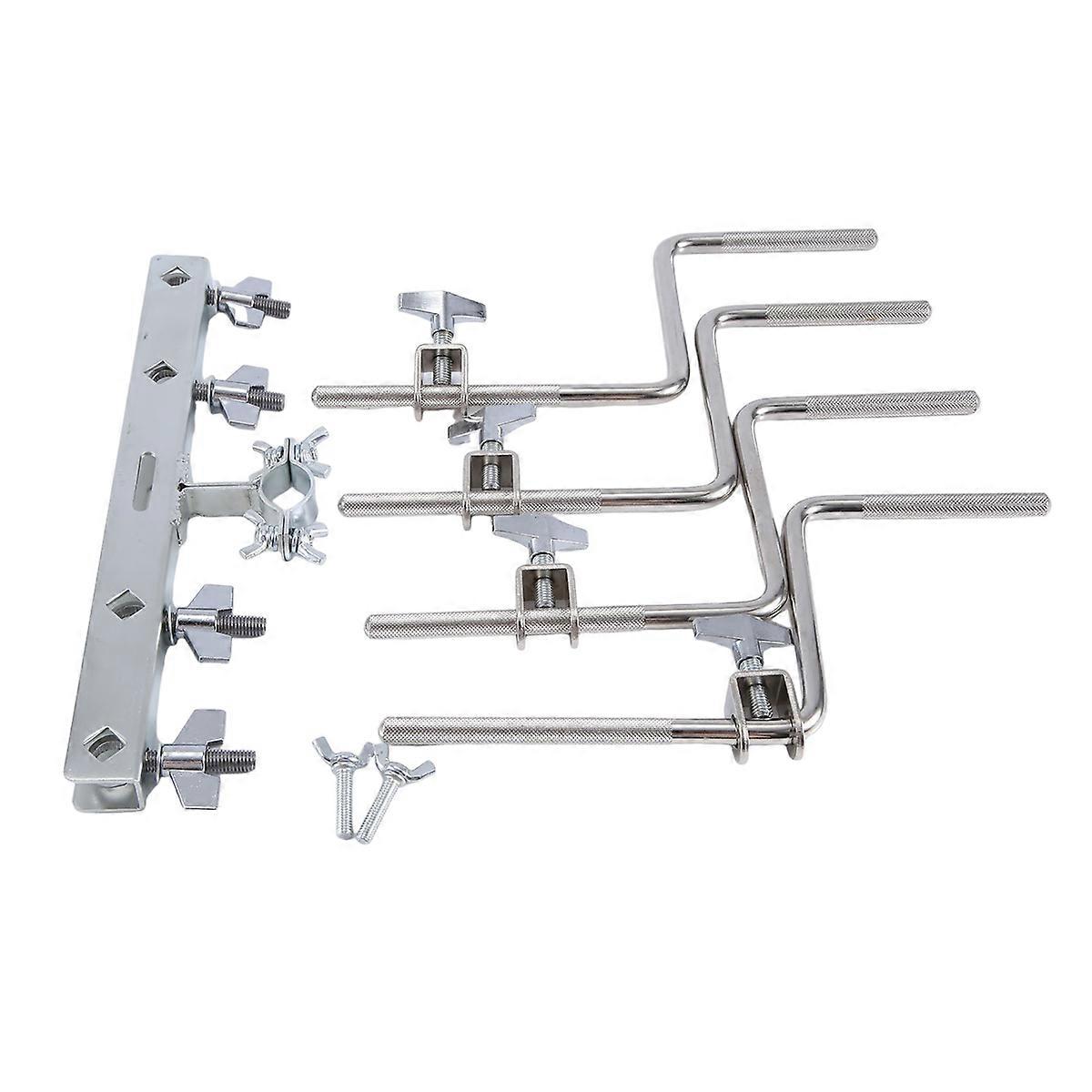 Drum Extension Clamp Drum Cowbell Mount Drum Cowbell Holder 4 Head