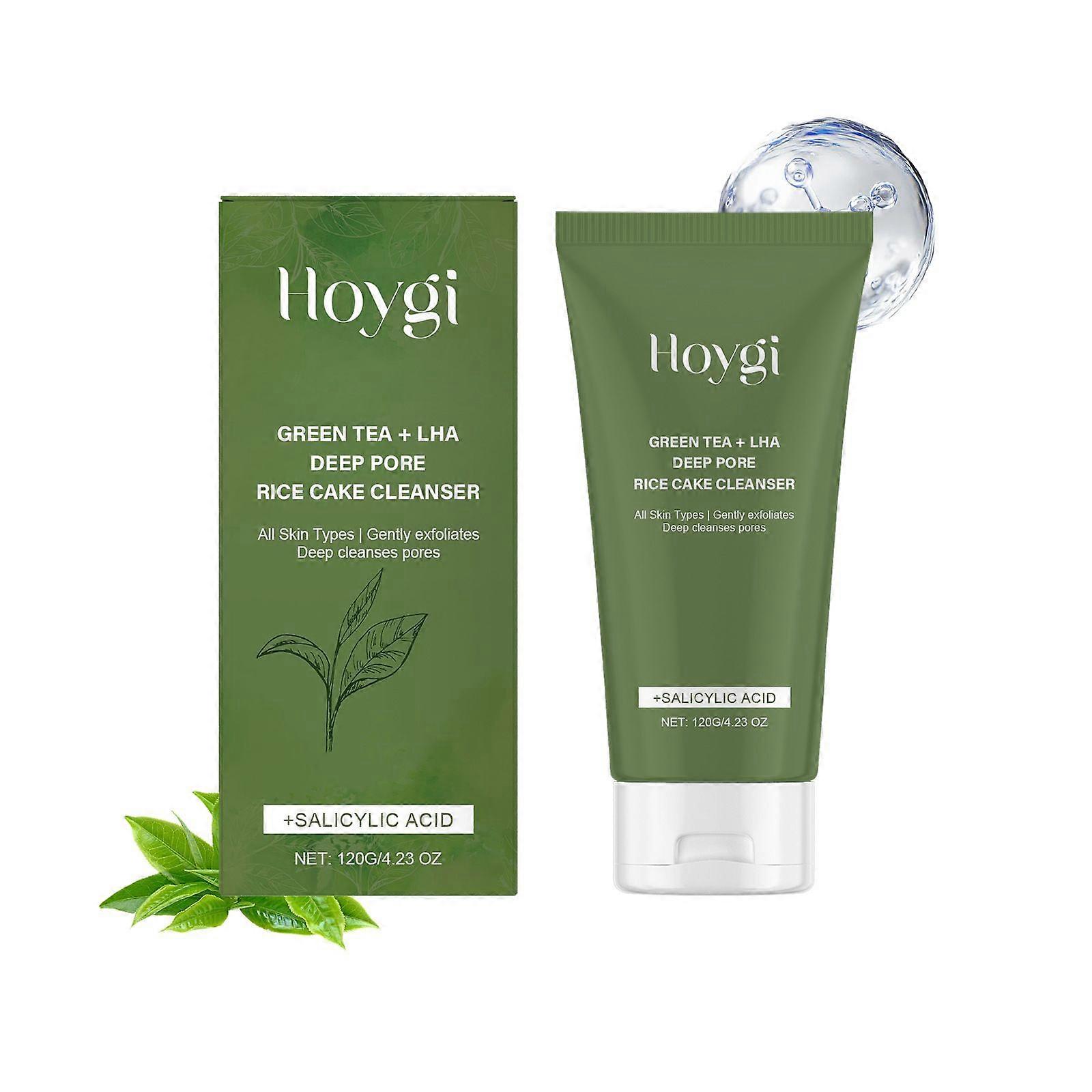 Σαλικυλικό οξύ, πράσινο τσάι + LHA Deep Pore Rice Cake Cleanser, καθαριστικό απολέπισης καθαρισμού για λιπαρό, επιρρεπές στην ακμή δέρμα, βαθύς καθαρισμός, λεία, υγρή