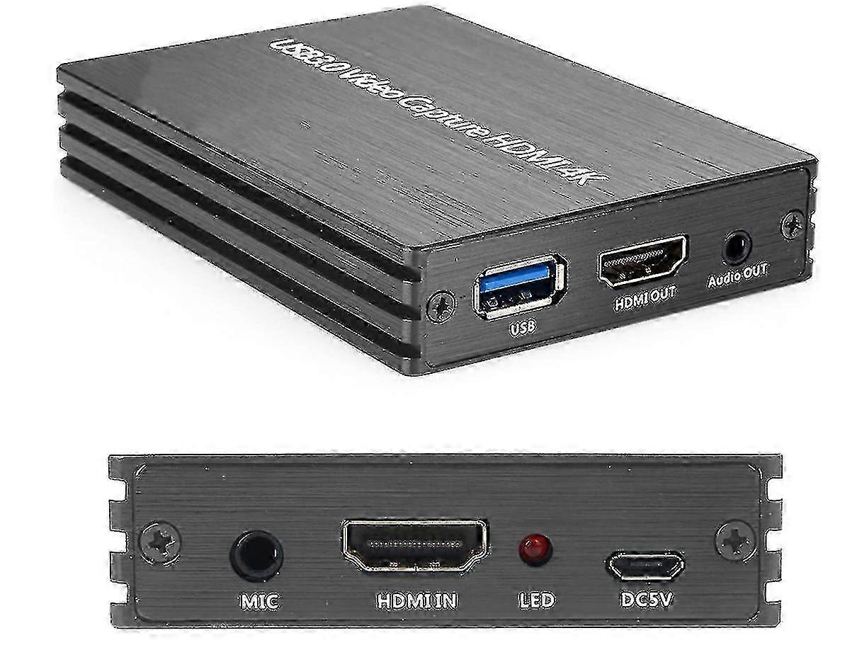 Hdmi Usb3.0@60hz O Video Capture Acquisit Streaming Games Video Recording Conference Screen Sharing Compatible With Linux Ps4 Ps3 360