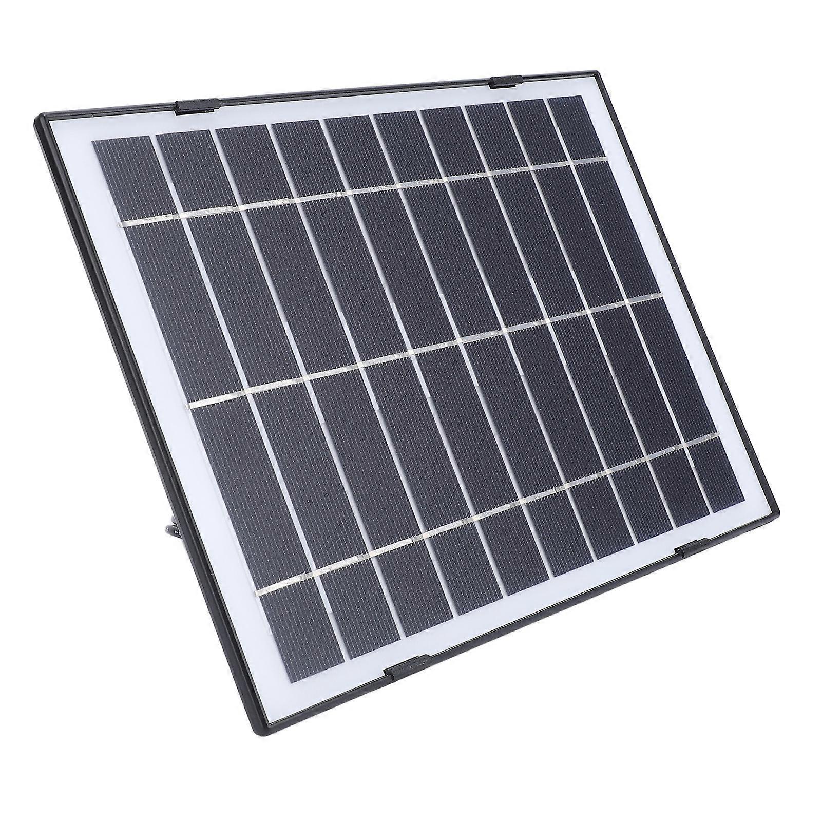 Security Camera Solar Panel Professional Efficient 10W Low Power Type C Dual Bracket Solar Charger for Outdoor Camera Emergency Light 