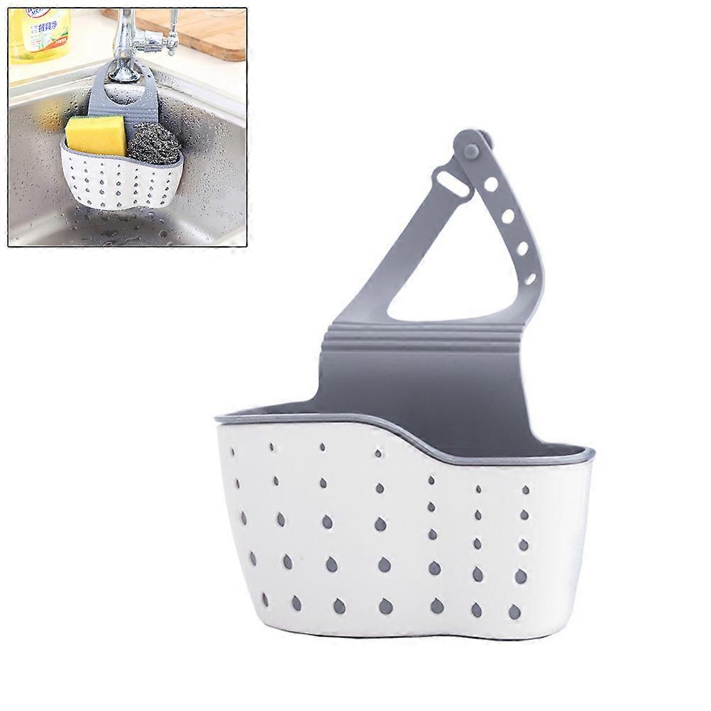 Sink Shelf Soap Sponge Drain Rack Bathroom Holder Kitchen Storage Adjustable Kitchen Organizer