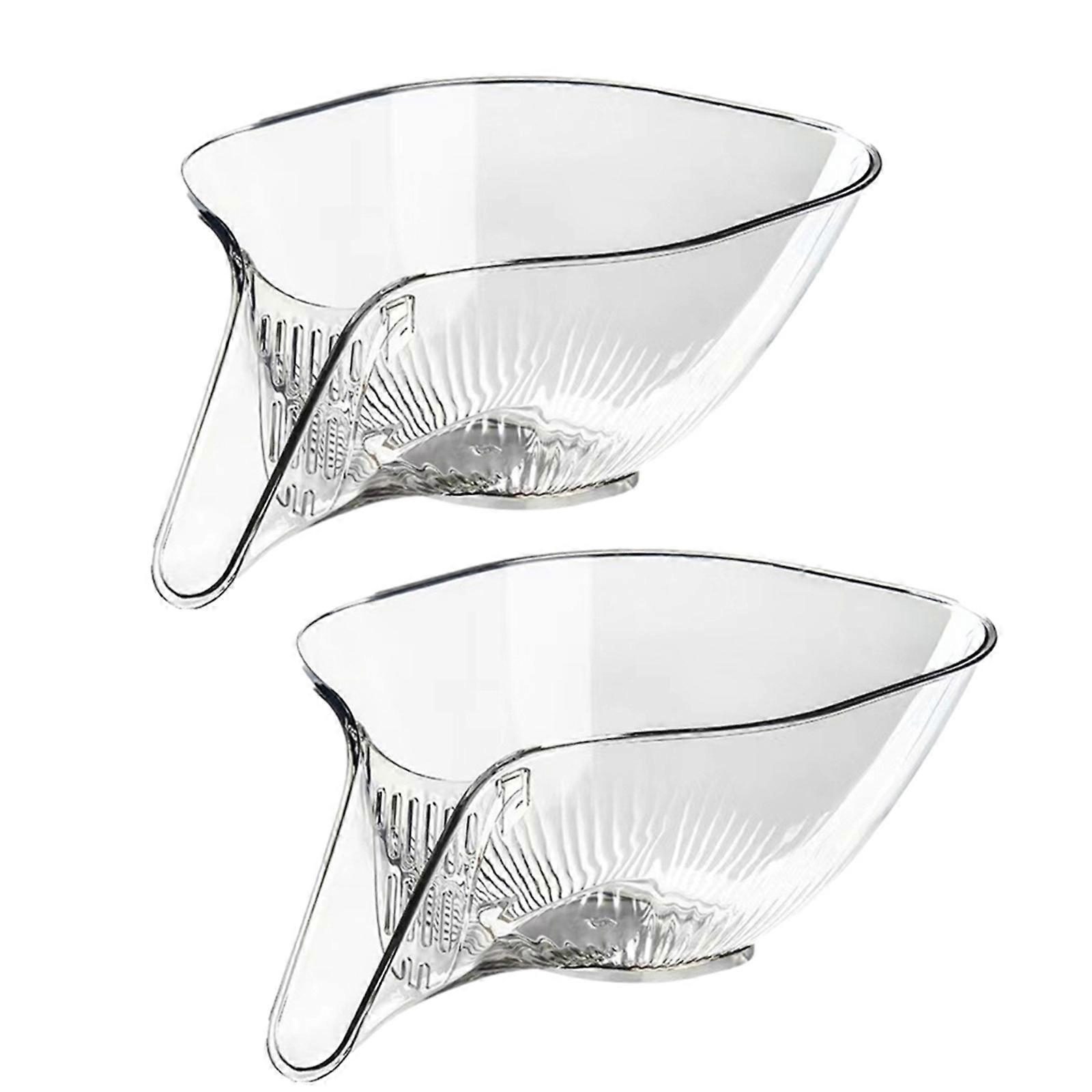 Multi Purpose Vegetable Draining Basket Fruit Washing Basket Multi Functional Drain Basket Fruit Colander for Kitchen  White