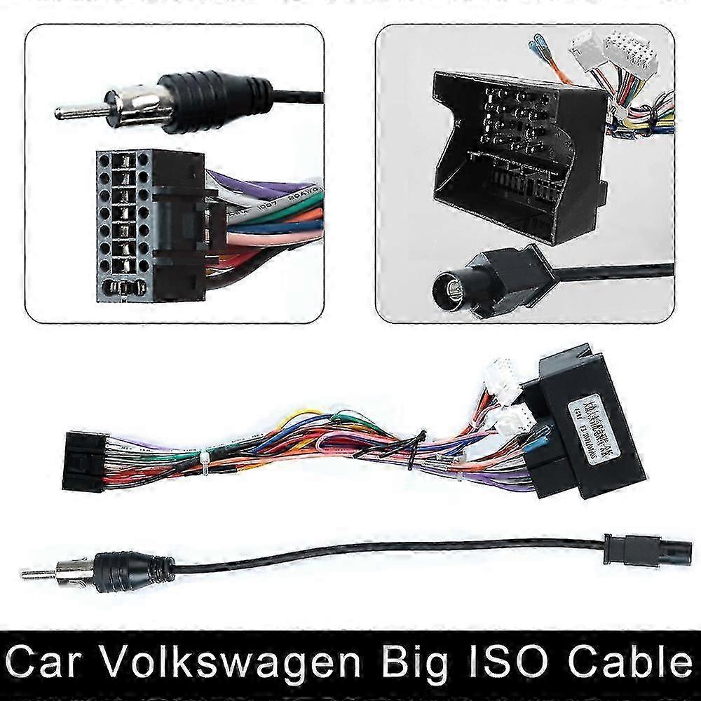 Power Connector Universal 2 Din Car Android Radio Cable
