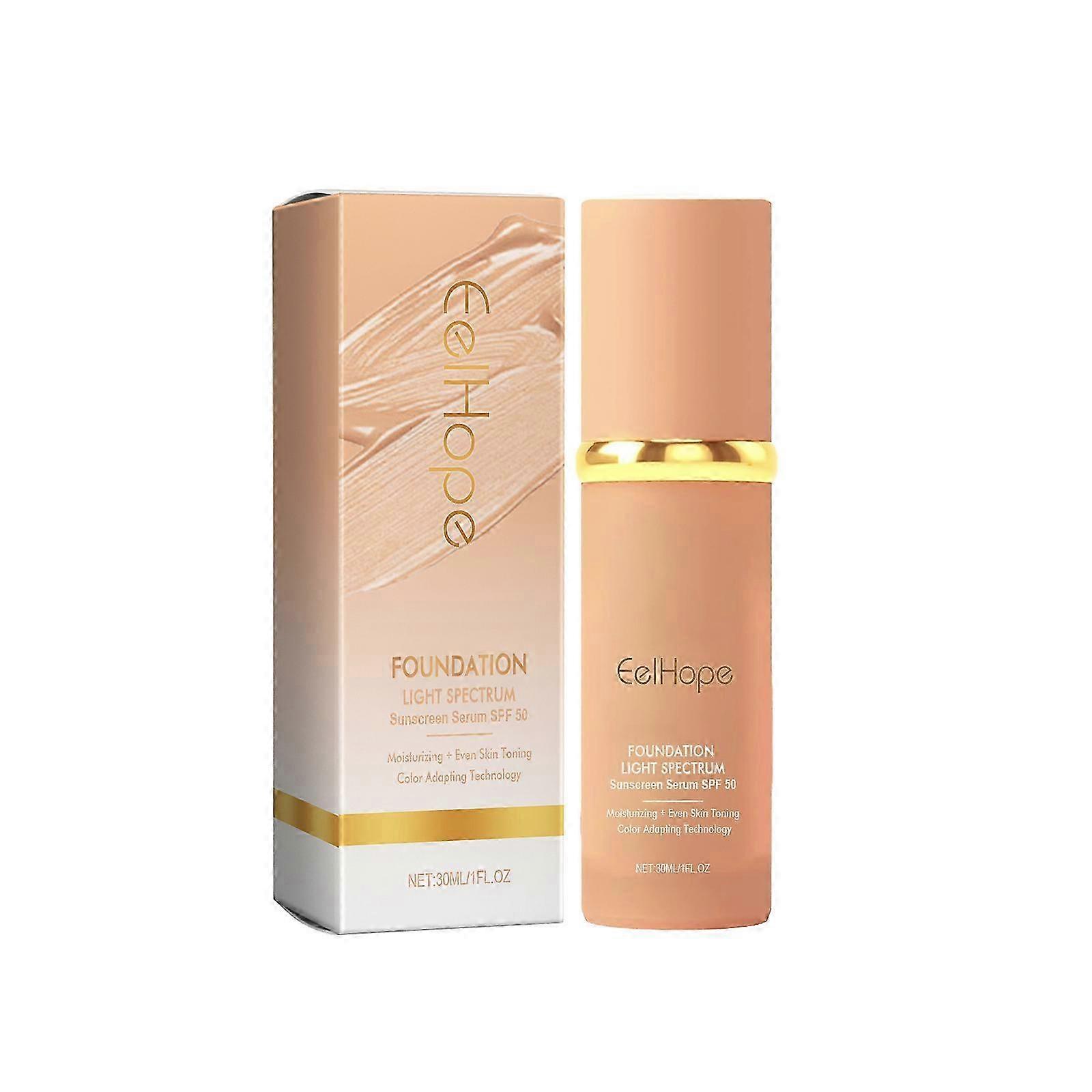 2025 SPF 50+ Moisturizing Medium Full Coverage Concealer Foundation Foundation Medium Spectrum Color Changing Foundation Spectrum