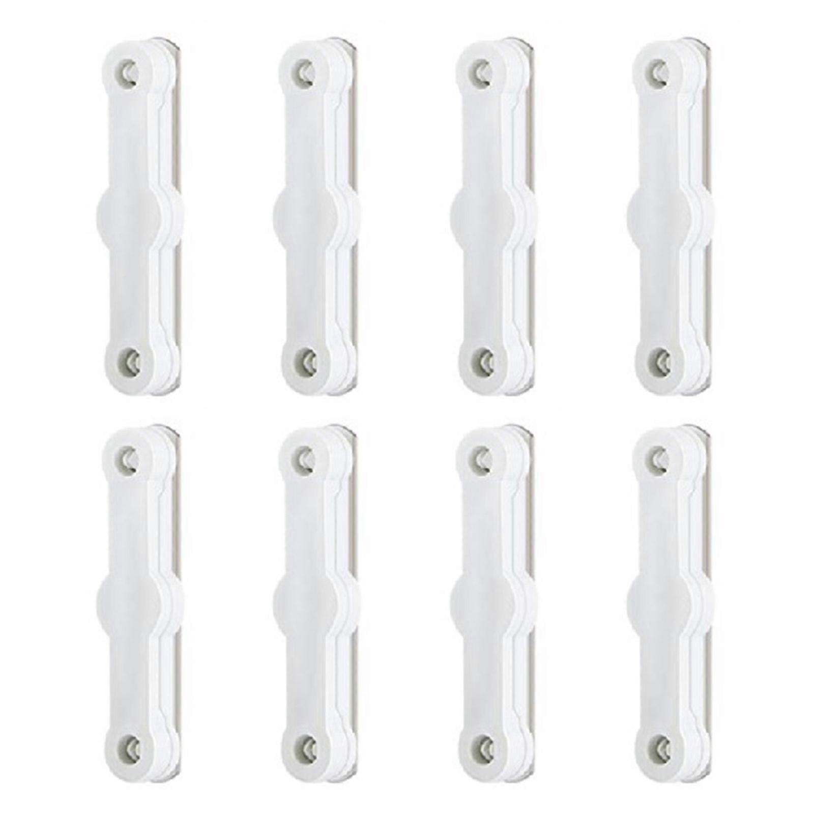 for Creative Window Fly Net Fixing Clip Self Adhesive Punch Free Fly Screen Installer Clips Plastic Curtain Clamp Durabl