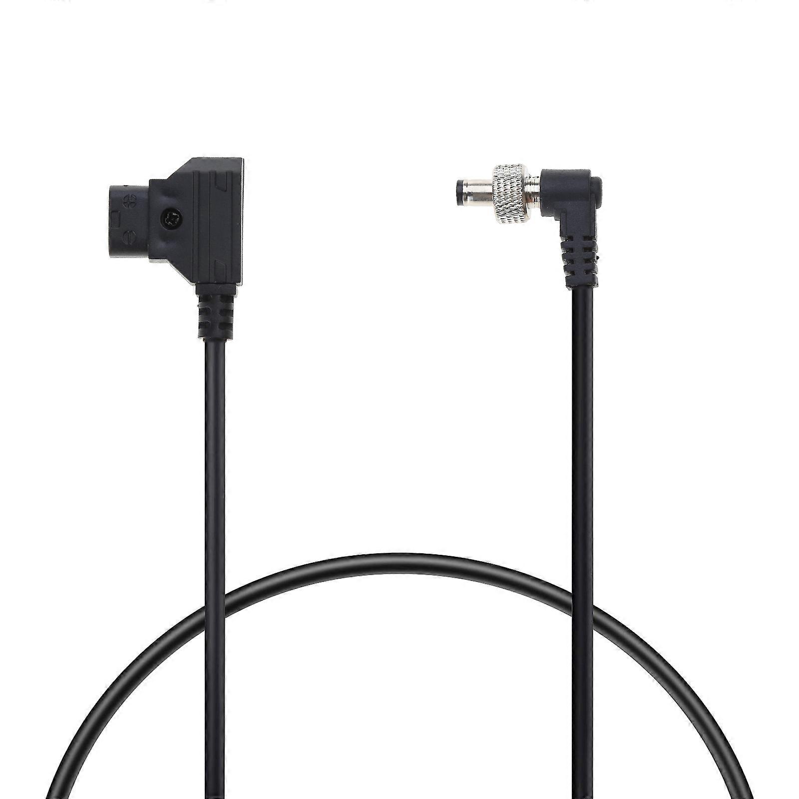 D-Tap to Locking DC2.1mm DC2.5mm Monitors Power Cable Right Angle Cable Suitable for Atomos Video Assists Monitors Multicolor